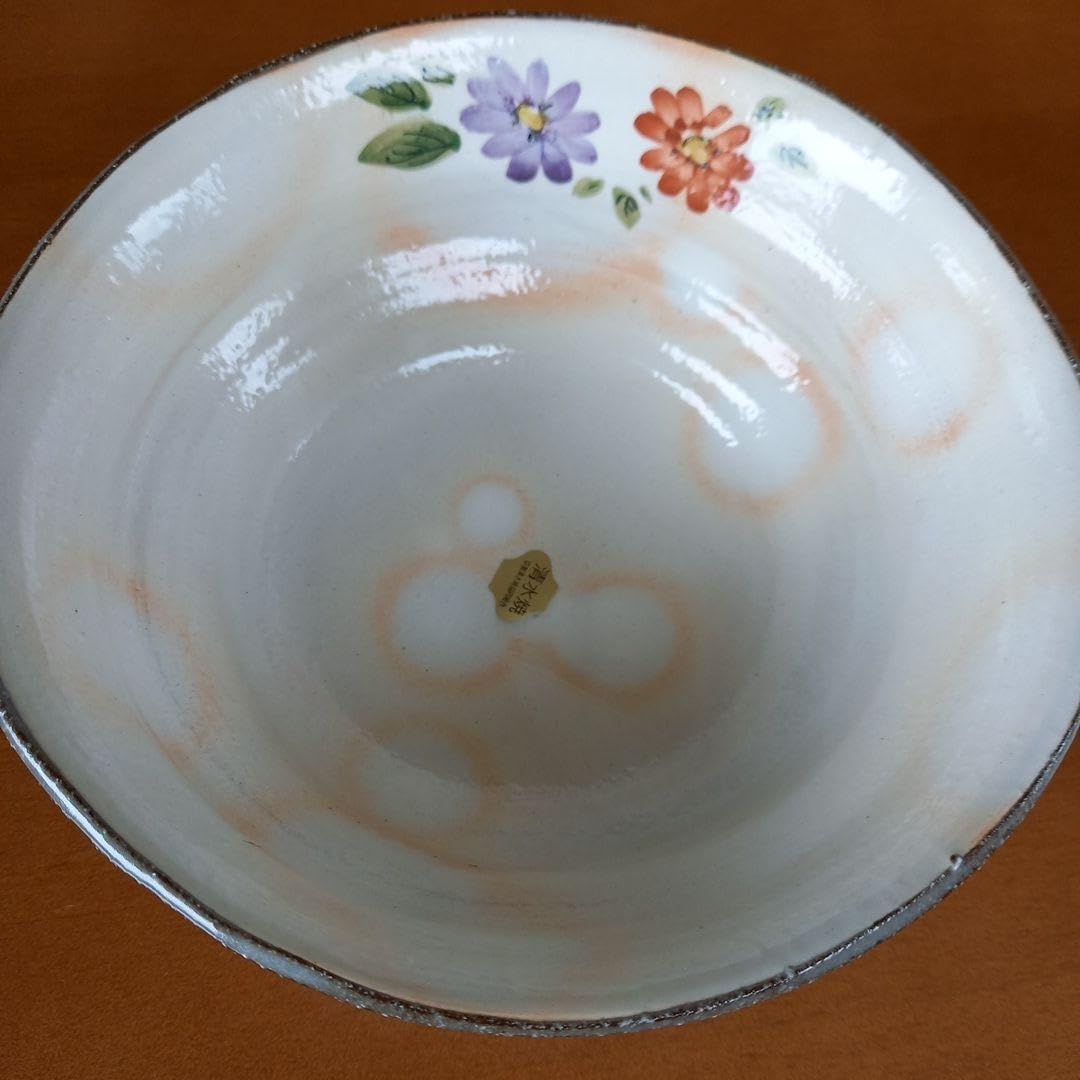 Amazon.co.jp: 京焼 清水焼 花柄 陶器製ボウル 中サイズ : ホーム